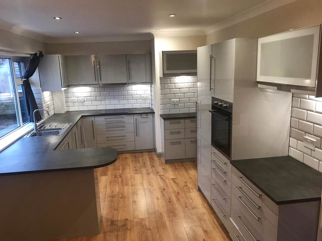 Ikea Ringhult Light Grey Gloss Kitchen